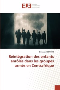 Réintégration des enfants enrôlés dans les groupes armés en Centrafrique