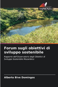 Forum sugli obiettivi di sviluppo sostenibile