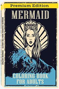 Mermaid Coloring Book for Adults