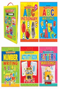 Fun to Learn- A Pack of 5 Books (With Marker Pen)