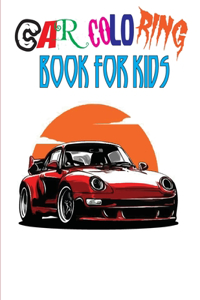 Car coloring book for kids American muscle & JDM cars
