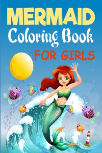 Mermaid Coloring Book For Girls