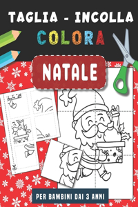 Natale Taglia Incolla Colora