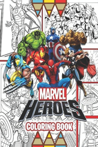 Marvel Heroes Coloring Book