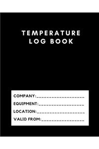Temperature Log Book