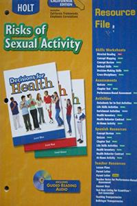 CA Res File Dechlth Risks Sex ACT 2005