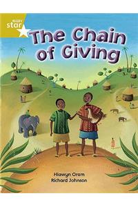 Rigby Star Independent Year 2 Gold Fiction The Chain of Giving Single