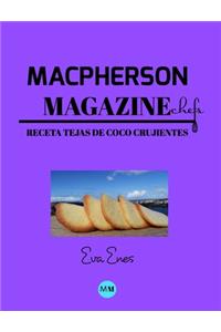 Macpherson Magazine Chef's - Receta Tejas de coco crujientes
