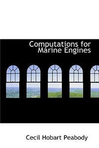 Computations for Marine Engines