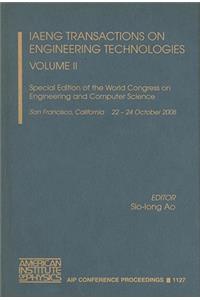 IAENG Transactions on Engineering Technologies, Volume II