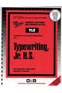 Typewriting, Jr. H.S.