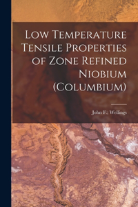 Low Temperature Tensile Properties of Zone Refined Niobium (Columbium)