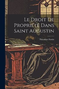 Le Droit De Propriété Dans Saint Augustin