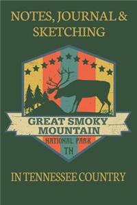 Notes Journaling & Sketching Great Smoky Mountain National Park TN