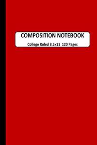 Composition Notebook College Ruled