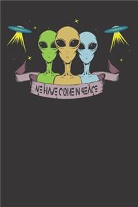 Alien UFO Notebook Journal