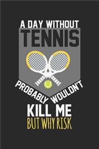 A day without tennis probably wouldn't kill me, but why risk