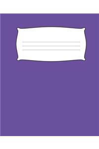 PURPLE Composition Notebook