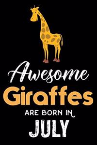 Awesome Giraffes Are Born in July