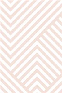 Abstract Striped Geometric Notebook