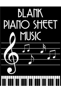 Blank Sheet Music Piano