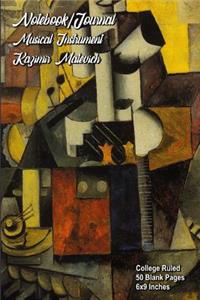 Notebook/Journal - Musical Instrument- Kazimir Malevich