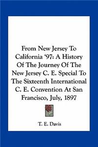 From New Jersey To California '97