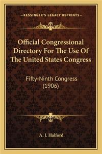 Official Congressional Directory For The Use Of The United States Congress