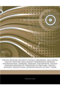 Articles on United Nations Security Council Mandates, Including