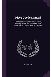 Piece Goods Manual