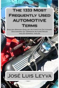 1333 Most Frequently Used AUTOMOTIVE Terms