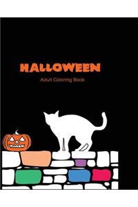 Halloween Adult Coloring Book