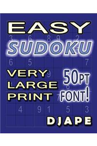Easy Sudoku Very Large Print