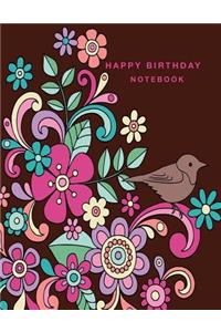 Happy Birthday Notebook