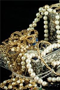Jewelry Cascading Out of a Treasure Chest Journal