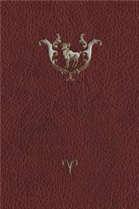 Monogram Aries Journal