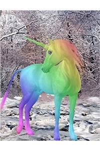 Composition Book / Rainbow Unicorn Design / College Ruled