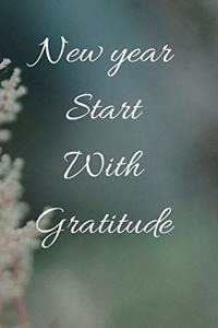 New year Start with Gratitude