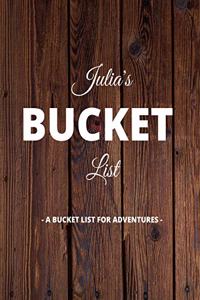 Julia's Bucket List