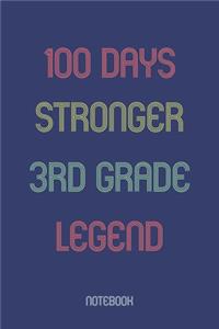 100 Days Stronger 3rd Grade Legend