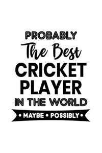 Probably the Best Cricket Player In the World. Maybe. Possibly.