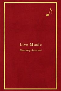 Live Music Memory Journal