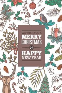 Merry Christmas journal Notebook