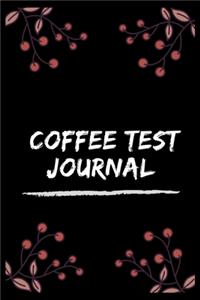 Coffee Test Journal