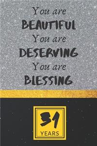 31th Birthday Journal