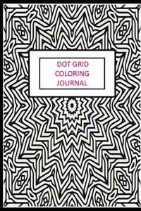 Dot Grid Coloring Journal