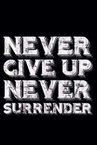 Never Give Up Never Surrender