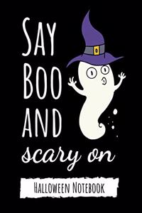 Say Boo And Scary On