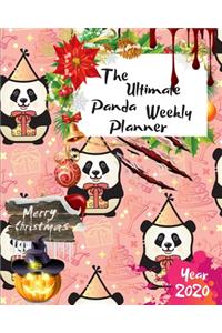 The Ultimate Merry Christmas Panda Weekly Planner Year 2020
