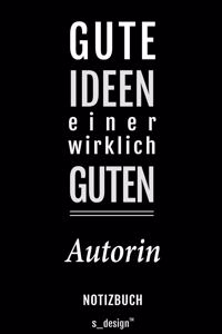 Notizbuch für Autoren / Autor / Autorin